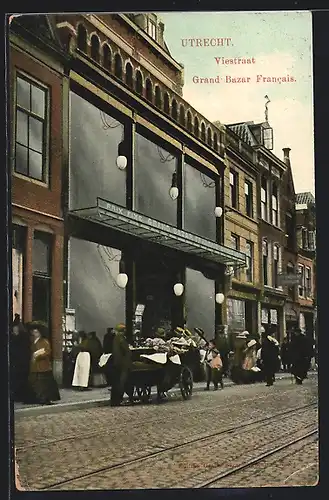 AK Utrecht, Viestraat, Grand Bazar Francais