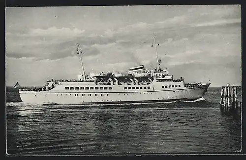 AK Cuxhaven, Seebäderschiff Wappen von Hamburg