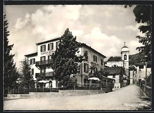 AK Novaggio, Albergo Berna e Posta, Chiesa