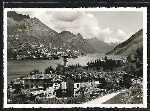 AK Lugano, Vista verso il Bré e Porlezza