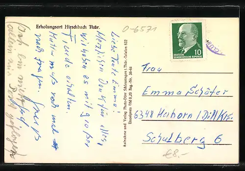 AK Hirschbach in Thüringen, Gesamtansicht