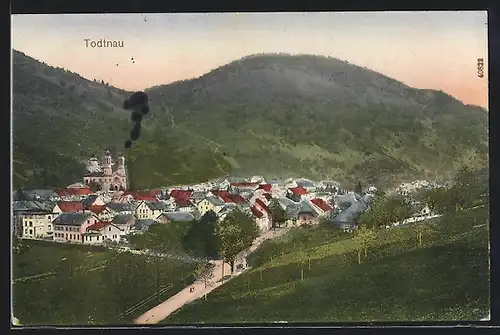 AK Todtnau, Teilansicht mit Kirche