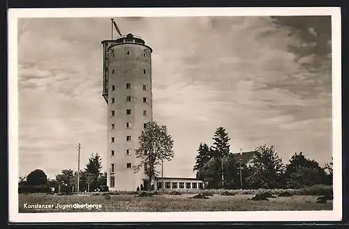 AK Konstanz am Bodensee, Turm an der Jugendherberge