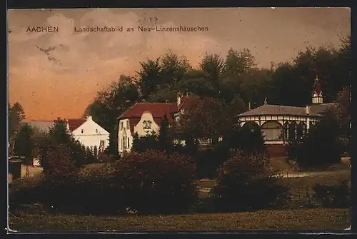 AK Aachen, Landschaft an Neu-Linzenshäuschen