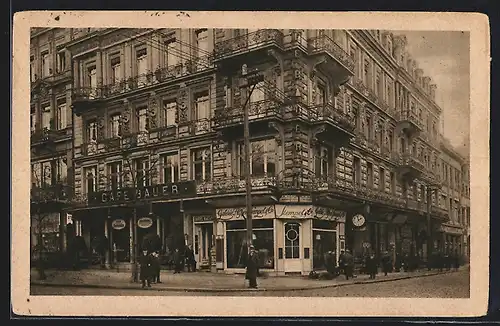 AK Berlin, Ansicht vom Cafe Bauer