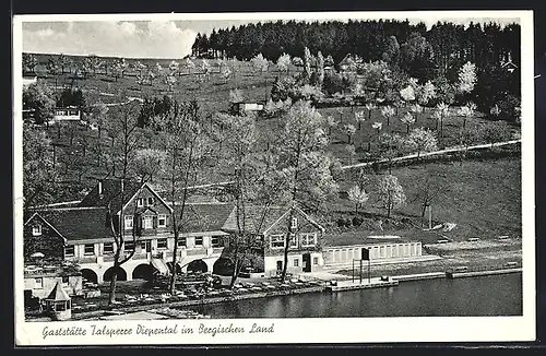 AK Diepental im Bergischen Land, Gasthaus Talsperre Diepental