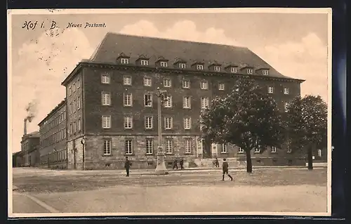 AK Hof i. B., Neues Postamt
