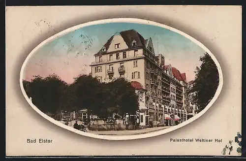 AK Bad Elster, Palasthotel Wettiner Hof