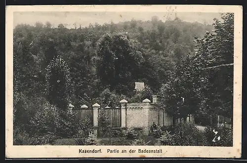 AK Kasendorf, Partie an der Badeanstalt