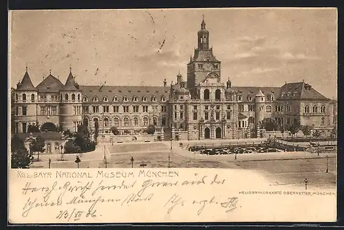 AK München, Kgl. Byrisches Nationalmuseum München