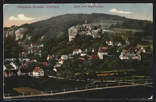 AK Streitberg /Fränk. Schw., Blick vom Malerwinkel