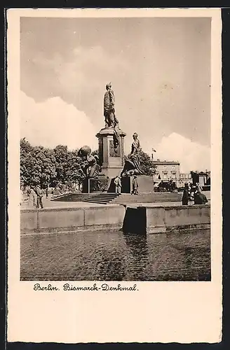 AK Berlin, das Bismarck-Denkmal