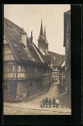 AK Bamberg, Blick in die Domstrasse