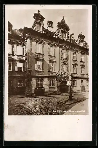 AK Bamberg, Strassenpartie vor dem Böttingerhaus