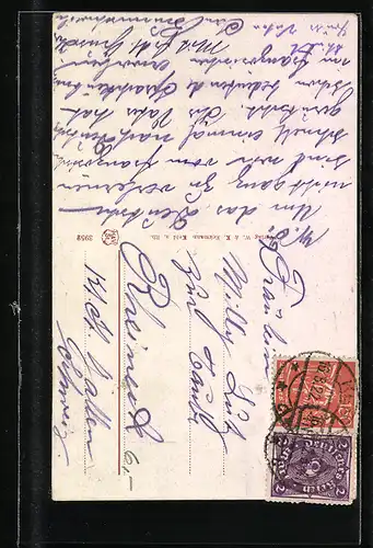 AK Kehl a. Rh., Stadtweiher mit kath. Kirche