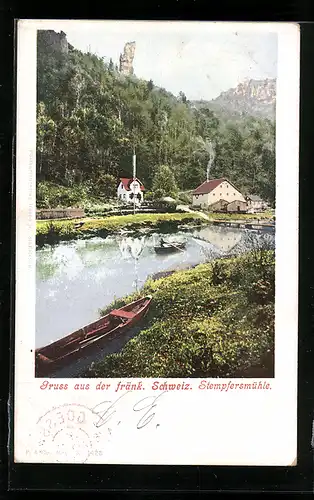 AK Gössweinstein, Stempfersmühle mit Umgebung