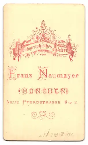 Fotografie Franz Neumayer, München, Portrait Geistlicher