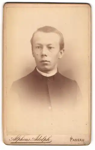 Fotografie Alphons Adolph, Passau, Portrait eines Pastors