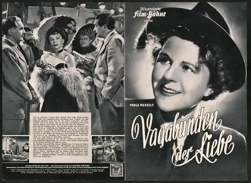 Filmprogramm IFB Nr. 583, Vagabunden der Liebe, Attila Hörbiger, Paula Wessely, Regie Rolf Hansen