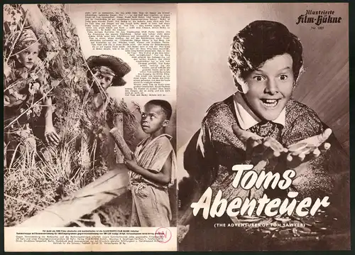 Filmprogramm IFB Nr. 1801, Toms Abenteuer (The Adventures of Tom Sawyer), Regie Norman Taurog