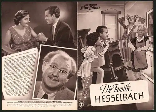 Filmprogramm IFB Nr. 2565, Die Familie Hesselbach, Wolf Schmidt, Irene Marhold, Regie Wolf Schmidt