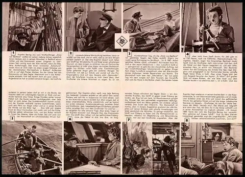 Filmprogramm IFB Nr. 858, Seemannslos, Richard Widmark, Lionel Barrymore, Dean Stockwell, Regie Henry Hathaway