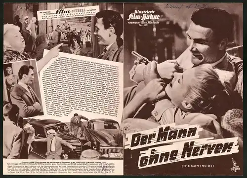 Filmprogramm IFB Nr. 4564, Der Mann ohne Nerven, Jack Palance, Nigel Patrick, Anita Ekberg, Regie John Gilling