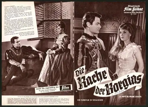 Filmprogramm IFB Nr. 5350, Die Rache der Borgias, Agnes Laurent, Fausto Tozzi, Regie G.M. Scotese