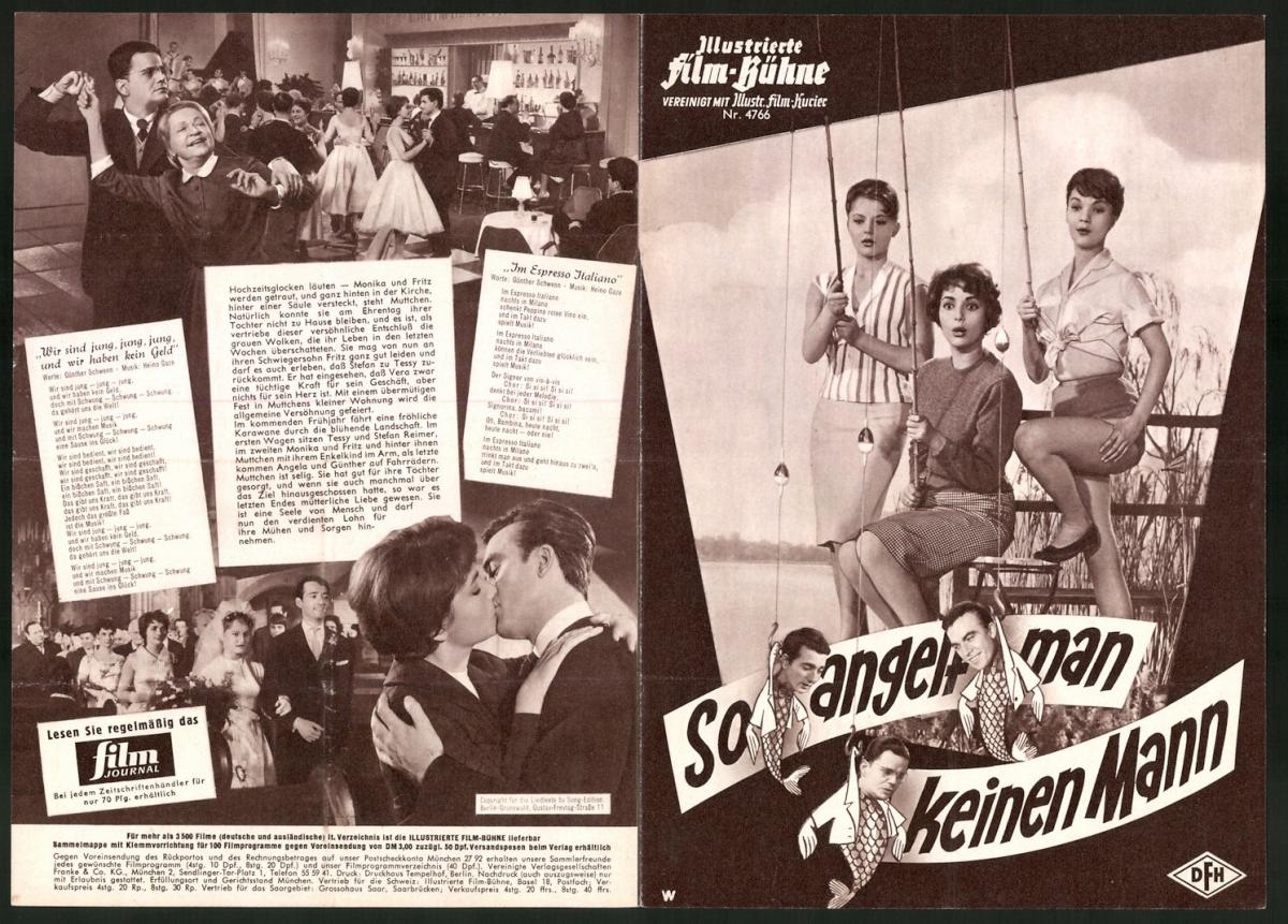 Filmprogramm IFB Nr. 4766, So angelt man keinen Mann, Grethe Weiser