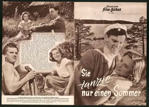 Filmprogramm IFB Nr. 1619, Sie tanzte nur einen Sommer, Folke Sundquist, Ulla Jacobsson, Regie Arne Mattsson