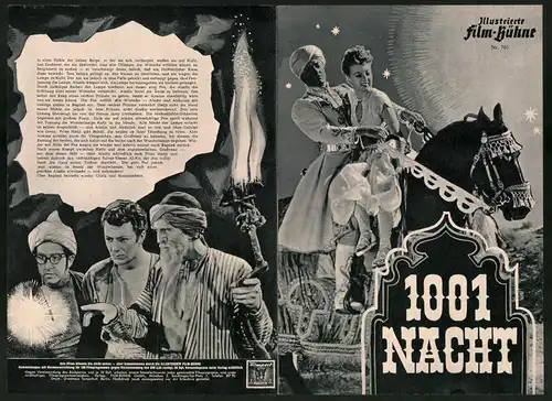 Filmprogramm IFB Nr. 761, 1001 Nacht. Cornel Wilde, Evelyn Keyes, Regie Alfred E. Grenn