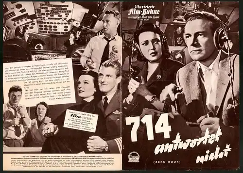 Filmprogramm IFB Nr. 4409, 714 antowrtet nicht, Dana Andrews, Sterling Hayden, Linda Darnell, Regie Hall Bartlett