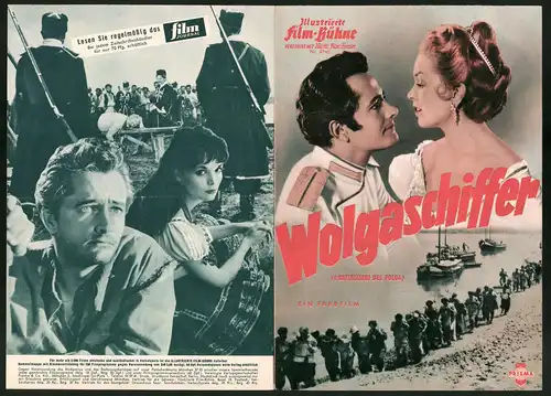 Filmprogramm IFB Nr. 4740, Wolgaschiffer, John Derek, Dawn Addams, Elsa Matinelli, Regie Victor Tourjansky
