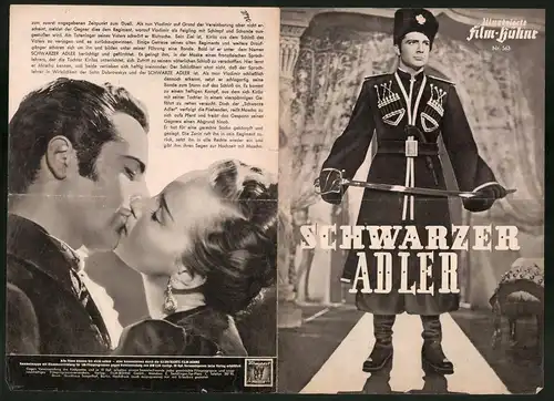 Filmprogramm IFB Nr. 563, schwarzer Adler, Rossano Brazzi, Irasema Dilian, Regie Riccardo Freda