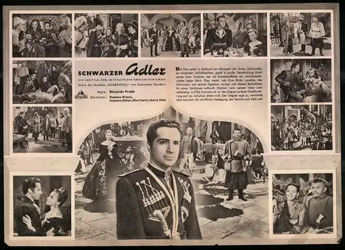 Filmprogramm IFB Nr. 563, schwarzer Adler, Rossano Brazzi, Irasema Dilian, Regie Riccardo Freda