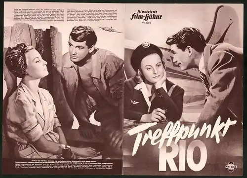Filmprogramm IFB Nr. 1364, Treffpunkt Rio, Michèle Morgan, Jean Marais, Colette Mars, Regie Jean Delannoy