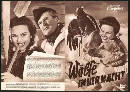 Filmprogramm IFB Nr. 1587, Wölfe in der Nacht, Jack Warner, Nadia Gray, John McCallum, Regie Terence Young