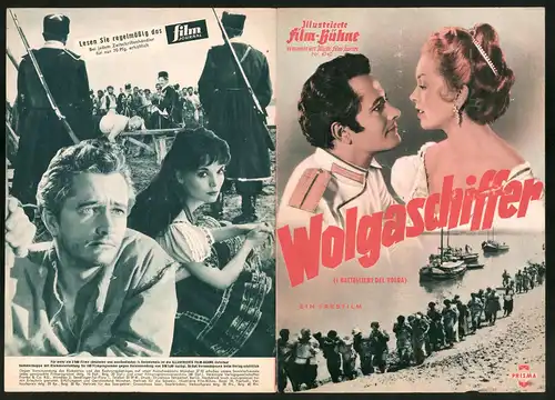 Filmprogramm IFB Nr. 4740, Wolgaschiffer, John Derek, Dawn Addams, Elsa Martinelli, Regie Victor Tourjansky