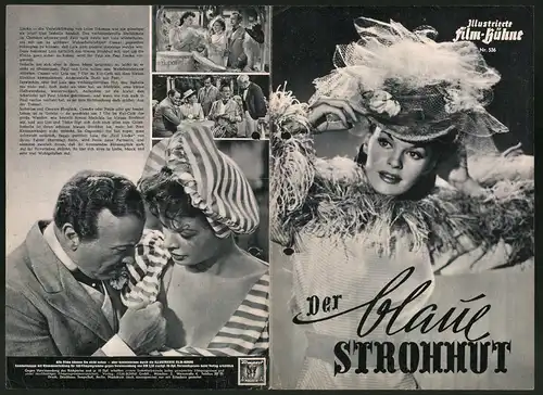 Filmprogramm IFB Nr. 536, Der blaue Strohhut, Margot Hielscher, Karl Schönböck, Gisela Schmidting, Regie V. Tourjansky
