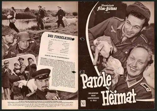 Filmprogramm IFB Nr. 3053, Parole Heimat, Michael Cramer, Rolf Weih, Eva Rimski, Regie Hans Fritz Wilhelm