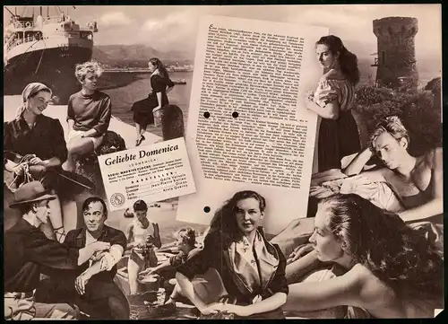 Filmprogramm IFB Nr. 1791, Geliebte Domenica, Odile Versois, Jean-Pierre Kerien, Regie Maurice Cloche