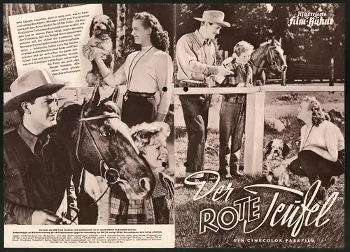 Filmprogramm IFB Nr. 1944, Der rote Teufel, Noreen Nash, Robert Paige, Ted Donaldson, Regie Lesley Selander