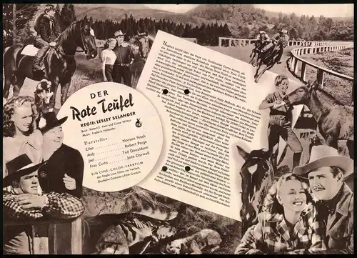 Filmprogramm IFB Nr. 1944, Der rote Teufel, Noreen Nash, Robert Paige, Ted Donaldson, Regie Lesley Selander