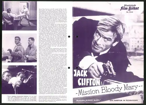 Filmprogramm IFB Nr. 7242, Jack Clifton: Mission Bloody Mary, Ken Clark, Philippe Hersent, Regie Terence Hathaway