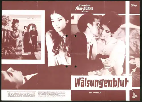 Filmprogramm IFB Nr. 7030, Wälsungenblut, Rudolf Forster, Margot Hielscher, Ingeborg Hallstein, Regie Rolf Thiele