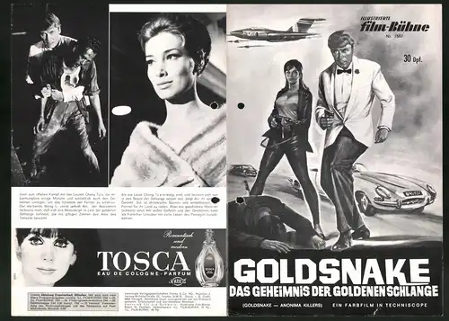 Filmprogramm IFB Nr. 7567, Goldsnake - Das Geheimnis der goldenen Schlange, Stanley Kent, Yoko Tani, Regie F. Baldi