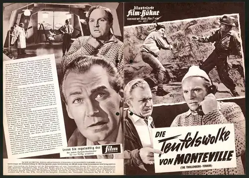 Filmprogramm IFB Nr. 4857, Die Teufelswolke von Monteville, Forrest Tucker, Janet Munro, regie Quentin Lawrence