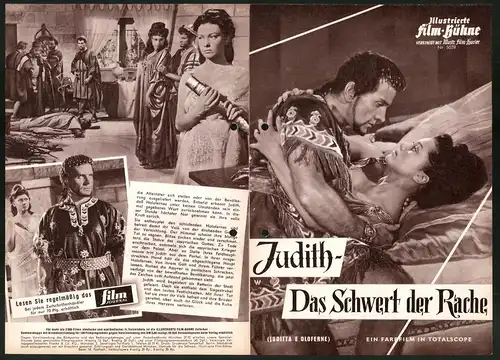 Filmprogramm IFB Nr. 5039, Judith - Das Schwert der Rache, Massimo Girotti, Isabelle Corey, Regie Fernando Cerchio