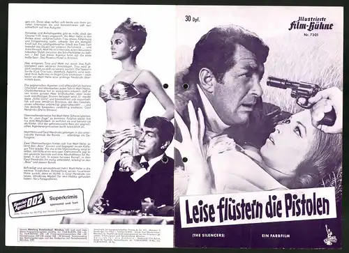 Filmprogramm IFB Nr. 7301, Leise flüstern die Pistolen, Dean Martin, Stella Stevens, Regie Phil Karlson