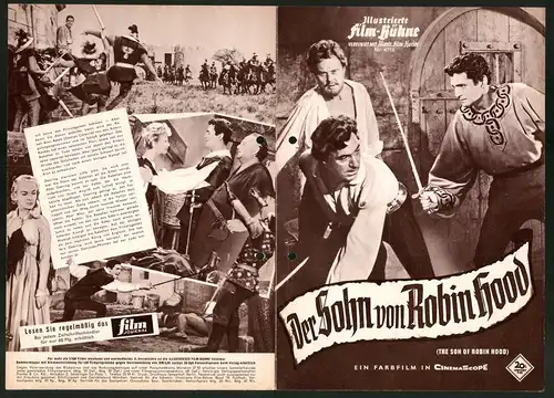 Filmprogramm IFB Nr. 4718, Der Sohn von Robin Hood, Al Hedison, June Laverick, David Ferrar, Regie George Sherman